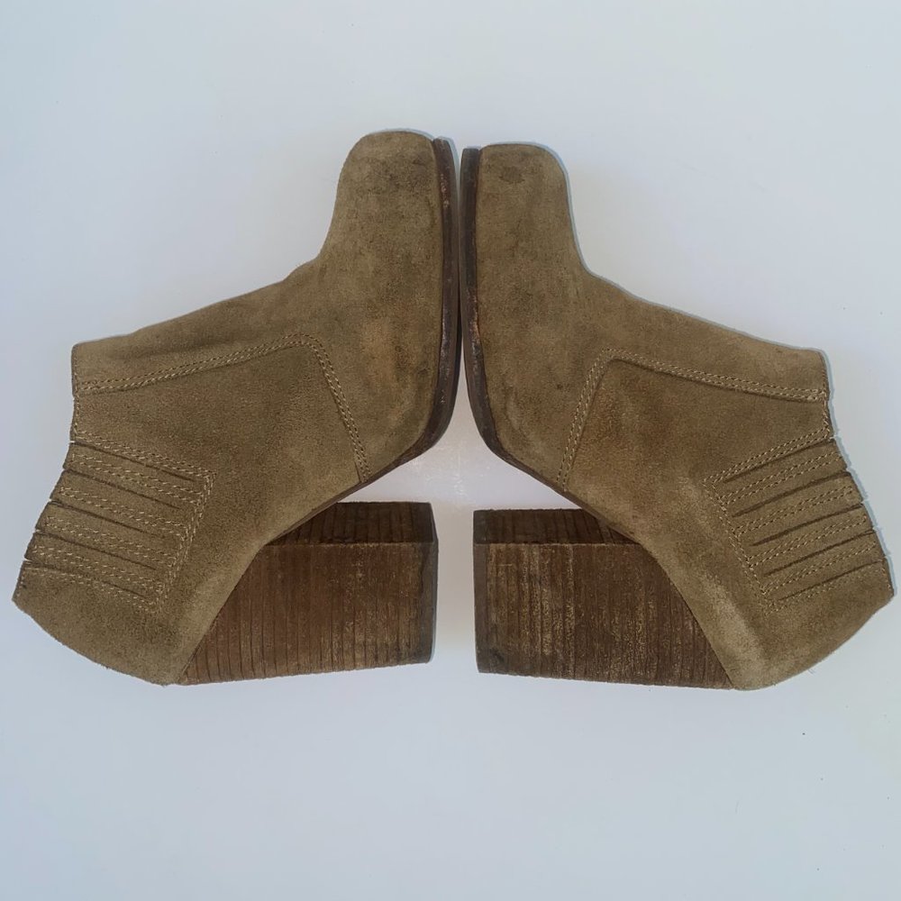 Jeffrey Campbell Yorktown Distressed Suede Booties - Picture 5 of 8